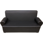 Диван Мягкий офис Кардинал трехместный черный