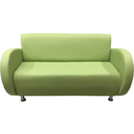 Диван Мягкий офис Классик двухместный салатовый