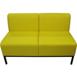 Диван Мягкий офис Компакт двухместный желтый