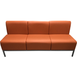 Диван Мягкий офис Компакт трехместный оранжевый