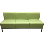 Диван Мягкий офис Компакт трехместный салатовый