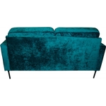 Диван Мягкий офис Краш двухместный Monaco морская волна