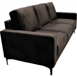 Диван Мягкий офис Мао трехместный MR шоколадный