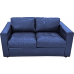 Диван Мягкий офис Милан двухместный синий