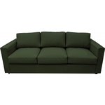 Диван Мягкий офис Милан трехместный зелёный