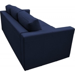 Диван Мягкий офис Милан трехместный тёмно-синий