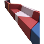 Диван Мягкий офис Мозайка семиместный цвет на выбор