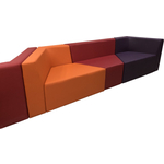 Диван Мягкий офис Мозайка трехместный цвет на выбор