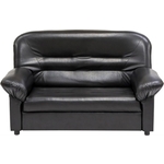 Диван Мягкий офис Мягкий офис двухместный черный