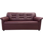 Диван Мягкий офис Мягкий офис трехместный раскладной бордовый