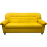 Диван Мягкий офис Мягкий офис трехместный раскладной желтый