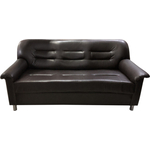 Диван Мягкий офис Мягкий офис трехместный раскладной коричневый