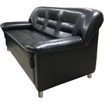 Диван Мягкий офис Мягкий офис трехместный раскладной черный