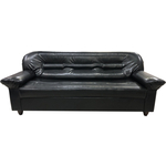 Диван Мягкий офис Мягкий офис трехместный раскладной черный