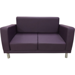 Диван Мягкий офис Неаполь Люкс двухместный фиолетовый
