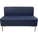 Диван Мягкий офис Офис двухместный темно-синий