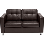 Диван Мягкий офис Офис Классик двухместный раскладной коричневый