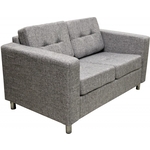 Диван Мягкий офис Офис Классик двухместный раскладной МС светло-серый