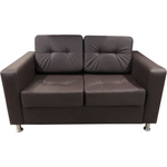 Диван Мягкий офис Офис Классик двухместный раскладной шоколадный