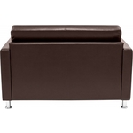 Диван Мягкий офис Офис Классик Мини двухместный раскладной коричневый