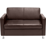 Диван Мягкий офис Офис Классик Мини двухместный раскладной коричневый