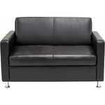 Диван Мягкий офис Офис Классик Мини двухместный раскладной черный