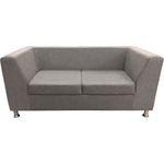 Диван Мягкий офис Офис Стрикт Стайл двухместный Forward серый