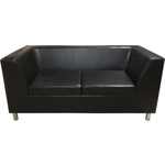 Диван Мягкий офис Офис Стрикт Стайл двухместный коричневый