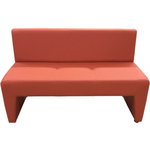 Диван Мягкий офис Ритм двухместный Oregon 23 морковный