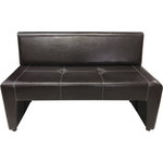 Диван Мягкий офис Ритм двухместный в.2 коричневый