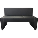 Диван Мягкий офис Ритм двухместный черный