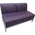 Диван Мягкий офис Сандра двухместный фиолетовый