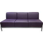 Диван Мягкий офис Сандра трехместный фиолетовый