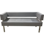 Диван Мягкий офис Сатурн трехместный Skaden 7000 серый