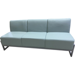 Диван Мягкий офис Сигма трехместный ментоловый