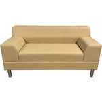 Диван Мягкий офис Флагман двухместный бежевый