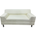 Диван Мягкий офис Флагман двухместный кремовый