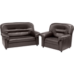 Мягкий офис Комплект Мягкий офис коричневый