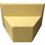 Модуль Мягкий офис Секция дивана V Мозайка Oregon 22 бледно-желтая