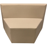 Секция дивана Мягкий офис V Мозайка бежевая