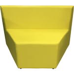 Модуль Мягкий офис Секция дивана V Мозайка желтая