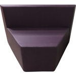 Модуль Мягкий офис Секция дивана V Мозайка фиолетовая