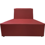 Модуль Мягкий офис Секция дивана А Мозайка красная