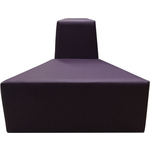 Модуль Мягкий офис Секция дивана А Мозайка фиолетовая