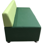 Модуль Мягкий офис Секция дивана Бетта двухместная зеленый-салатовый