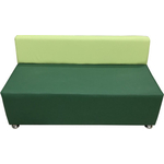 Модуль Мягкий офис Секция дивана Бетта двухместная зеленый-салатовый