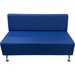 Модуль Мягкий офис Секция дивана Вайт двухместная синяя