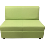 Модуль Мягкий офис Секция дивана Кардинал двухместная салатовая