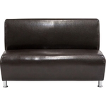 Модуль Мягкий офис Секция дивана Классик двухместная шоколадная