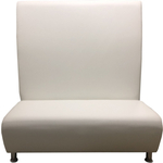 Модуль Мягкий офис Секция дивана Классик с высокой спинкой двухместный белый